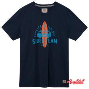 t-shirt- VAN ONE surf team - Heren