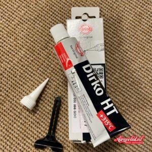 vloeibare pakking tube zwart